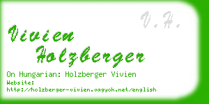 vivien holzberger business card